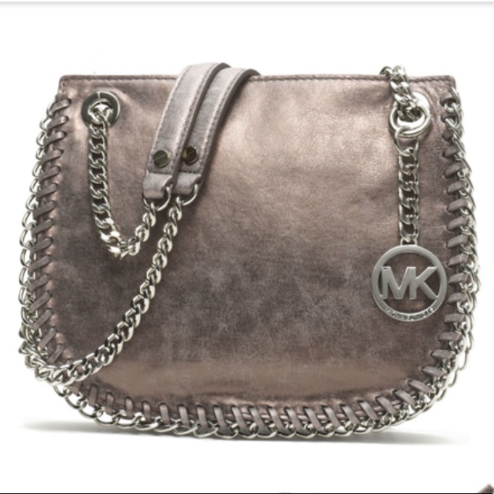 Michael Kors Small Chelsea Metallic Messenger bag